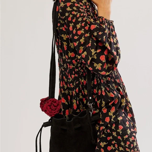 Free People Billy Suede Crossbody ❤️ NWT - Picture 4 of 8